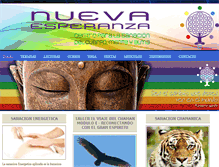 Tablet Screenshot of centronuevaesperanza.cl